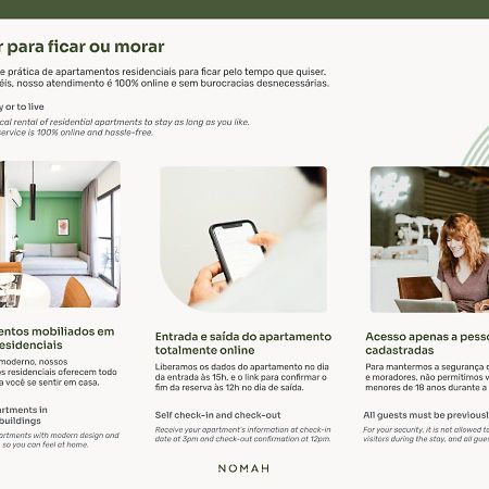 Nomah - Aptos Por Temporada Na Vila Nova Conceicao São Paulo Exterior foto