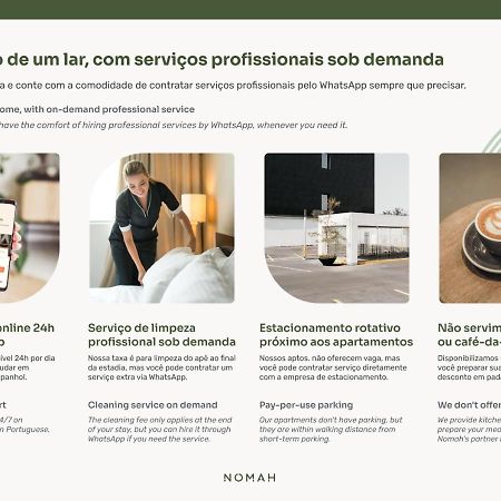 Nomah - Aptos Por Temporada Na Vila Nova Conceicao São Paulo Exterior foto