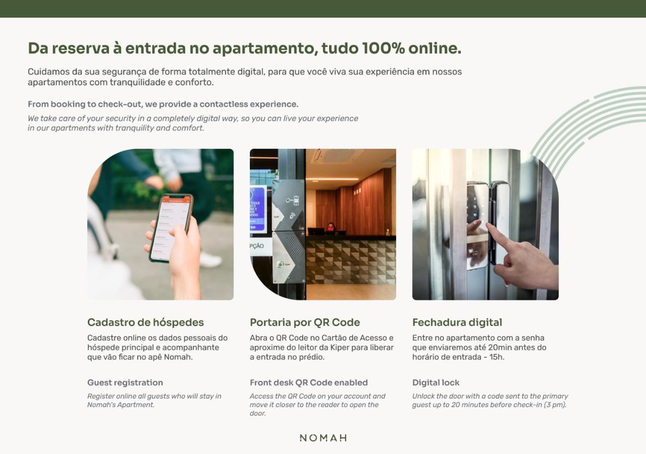 Nomah - Aptos Por Temporada Na Vila Nova Conceicao São Paulo Exterior foto
